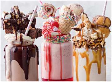  Food campaign in UK appeals to ban giant milkshakes for its sugar levels