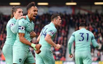 EPL: Aubameyang strike helps Arsenal to 2-1 win over Bournemouth