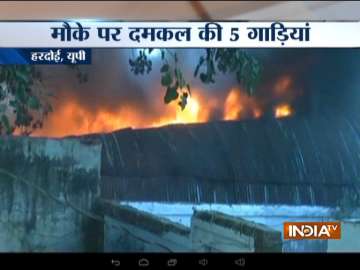 Major fire breaks out in Hardoi