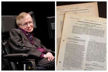 The motorized chair, used by Hawking after he was paralyzed with motor neuron disease, raised 296,750 pounds in a Christie’s online auction.