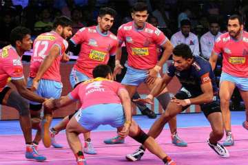 PKL: Jaipur Pink Panthers beat Haryana Steelers.