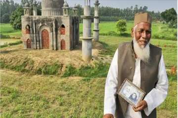 Faizul Hasan Qadri, who hit headlines for building a 'mini-Taj Mahal' in memory of his late wife in Bulandshahr district of Uttar Pradesh, has been killed in a road accident.