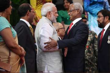 PM Modi congratulating Ibrahim Mohamed Solih
