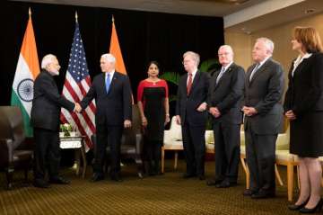 PM Modi meets US Vice President Mike Pence