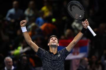 Novak Djokovic routs Kevin Anderson in semis to set up summit clash with Alexander Zverev in ATP Fin