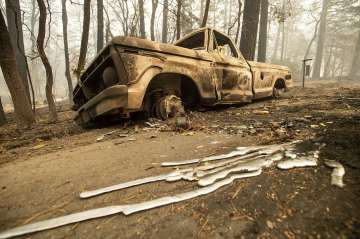 Devastation in California wildfire