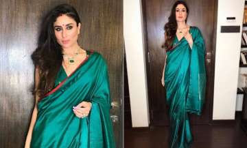 Kareena Kapoor Khan is perfect ethnic wear inspiration in saree at Karan Johar’s Diwali party