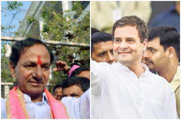 K. Chandrasekhar Rao and Rahul Gandhi gearing up for poll battle.
