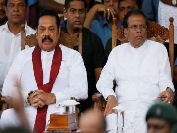 The island nation plunged into a constitutional crisis after President Sirisena ousted Wickremesinghe and named Rajapaksa as the country's Prime Minister.?