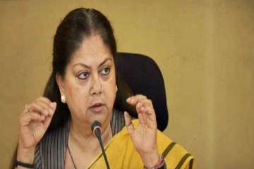 Rajasthan Chief Minister Vasundhara Raje