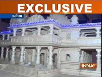 Model of Ayodhya's proposed Ram temple