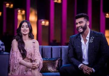 Arjun Kapoor and Janhvi Kapoor on Koffee With Karan season 6