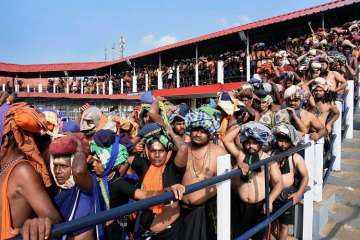 The temple had opened on Friday evening for the 64-day annual pilgrimage season as the stand-off continued over the entry of women above?menstrual age women into the shrine.?