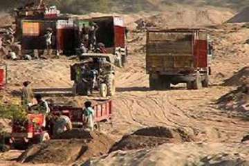 Land mining mafia digs up hill in UP