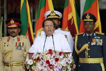 Sri Lanka President Maithripala Sirisena.