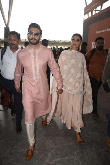 Ranveer Singh: Deepika-Ranveer, twinning in white, head to Italy for wedding  - The Economic Times