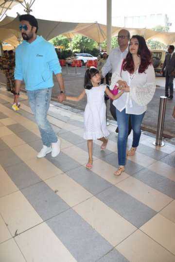 Aishwarya Rai birthday celebrations in Goa have Abhishek, daughter Aaradhya  showering her with love. See pics