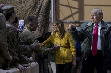 Donald Trump makes surprise visit to Iraq