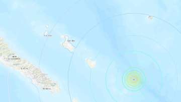 Earthquake in New Caledonia