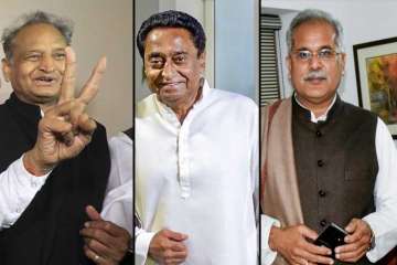 Kamal Nath in MP, Baghel in Chhattisgarh, Gehlot in Rajasthan to be sworn in as Congress CMs?