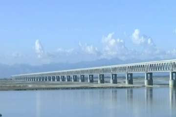 Latest News PM Narendra Modi to flag off 1st train on longest rail-road bridge on December 25, Bogibeel Bridge, India’s longest railroad bridge, connects the north and south banks of the Brahmaputra.