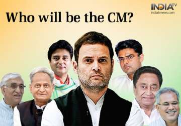 Rahul Gandhi said a decision over CMs of Rajasthan, Madhya Pradesh will be taken soon. (IndiaTV)