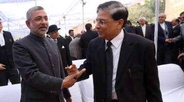 Kurian Joseph with former Chief Justice of India Dipak Misra.
