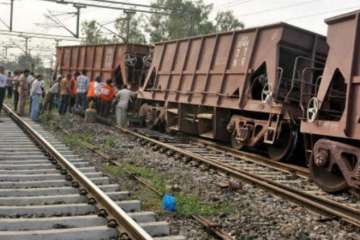 UP: Two coaches of goods train derail in Farukkhabad; guard seriously injured