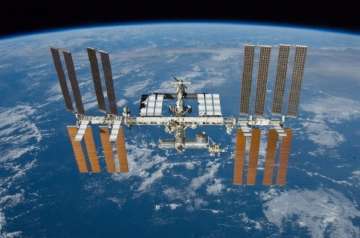 Astronauts launch to International Space Station