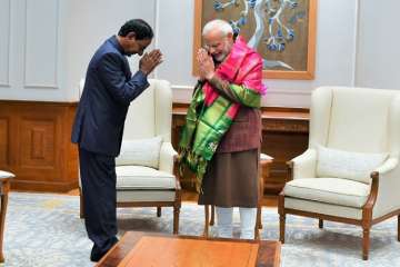 KCR meets PM Modi in New Delhi
