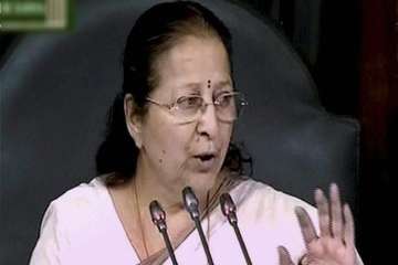  
Lok Sabha Speaker Sumitra Mahajan