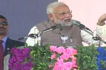 PM Modi addressing rally in Sumerpur