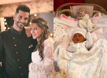 Neha Dhupia, Angad Bedi celebrate daughter Mehr's one-month birthday with adorable video
