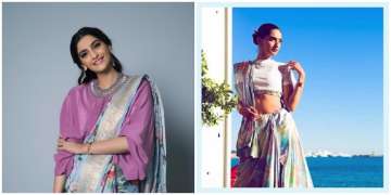 Sonam Kapoor's saree draping styles