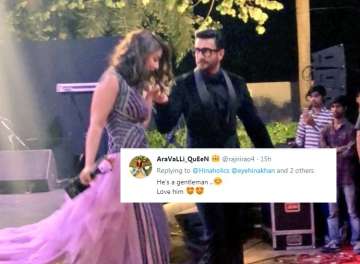 Netizens can’t stop praising Ranveer Singh's chivalrous act of helping Hina Khan