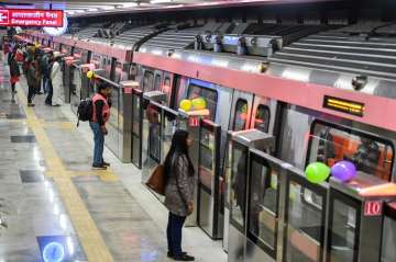 A view of Ashram Station, the smallest station of the network, after the inauguration of Lajpat Nagar – Mayur Vihar Pocket 1 Metro section of Delhi Metro’s Pink Line, in New Delhi