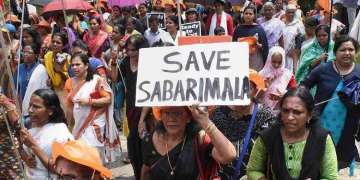 Sabarimala protests 