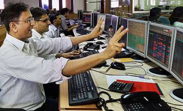 The BSE Sensex spurted 130.00 points to end at 35,980.93, while the broader NSE Nifty advanced 30.35 points to 10,802.15.
