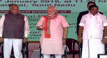 Tamil Nadu: PM Modi lays foundation stone of AIIMS at Madurai