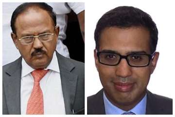 Ajit Doval and son Vivek Doval.