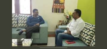 Delhi CM Arvind Kejriwal and Actor Prakash Raj