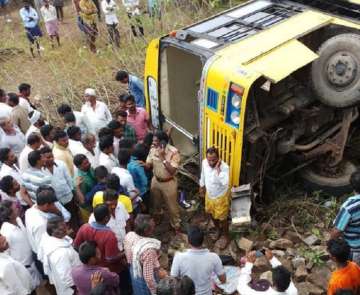 Andhra Pradesh school bus accident