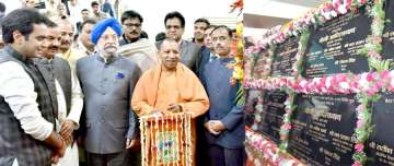 UP CM Yogi Adityanath inaugurates Noida Metro's 'Aqua Line' from India TV Sector 137 station