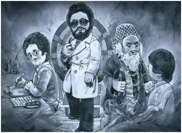 Amul's latest monochromatic sketch pays tribute to Kader Khan for his diversified roles in Hindi fil