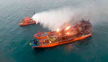Two Indian sailors killed, several missing in tanker fire off UAE coast