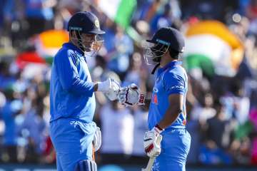 MS Dhoni and Kedar Jadhav