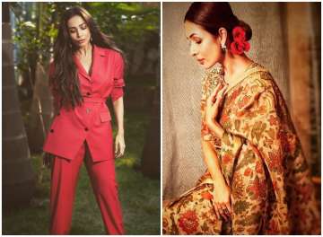 From pantsuit to traditional saree, 3 looks of Malaika Arora which are perfect for any occasion