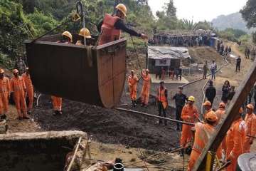 Operations underway at Meghalaya mine.
