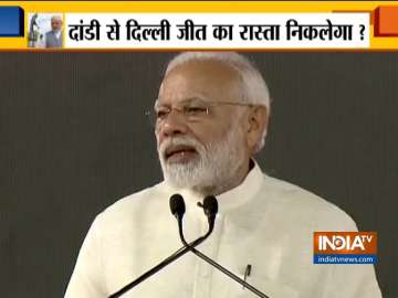 PM Modi in Dandi