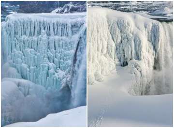 Travel Trends | Experience mesmerising views of Niagara Falls as the giant waterfall freezes